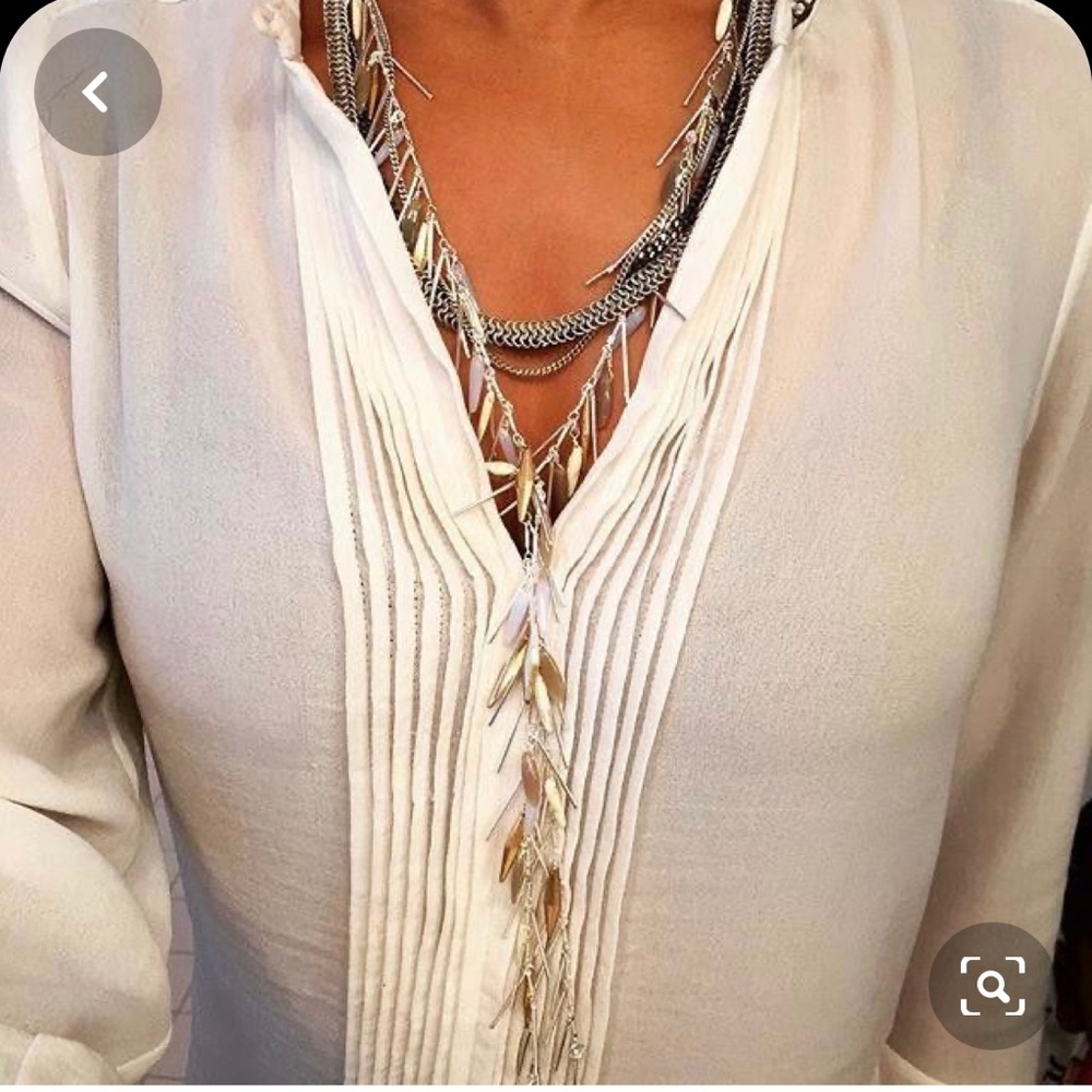 Stella & Dot Freya Fringe Necklace